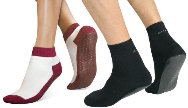 Suprima Anti-Rutsch Socken bordeaux, Gr.35 - 38